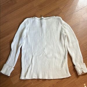 Lauren Ralph Lauren White Crew Neck Sweater